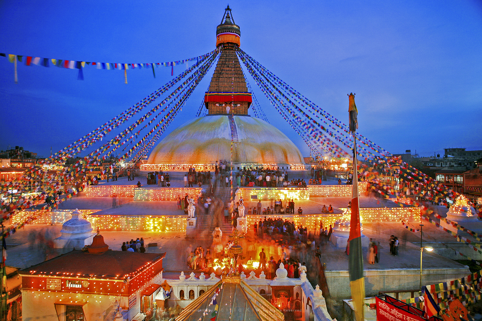 boudhhanath - places you should visit in kathmandu