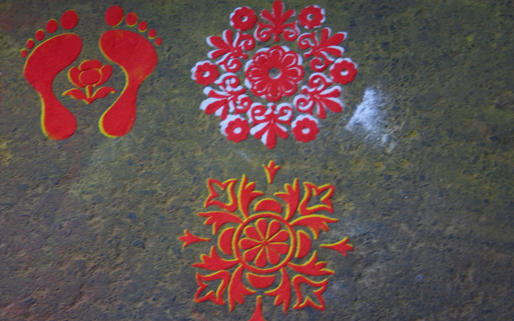 Laxmi Puja Rangoli